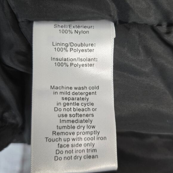 Cape Fear Sportswear Lined Mens Coat L Wind Water Resistant Warm Bomber Jacket - Picture 6 of 10